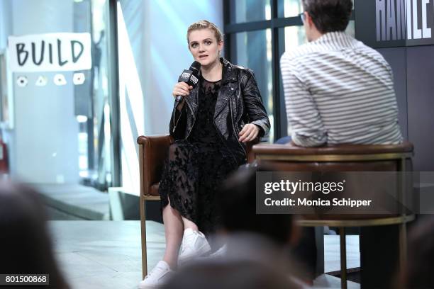 Actress Gayle Rankin discusses "Glow" at Build Studio on June 26, 2017 in New York City.