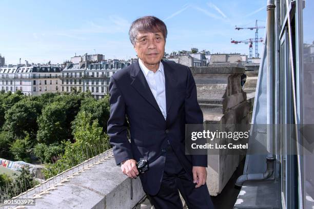 Architect Tadao Ando attends the Press Conference to announce the transformation of the former Paris Stock Exchange into the New Museum of the...