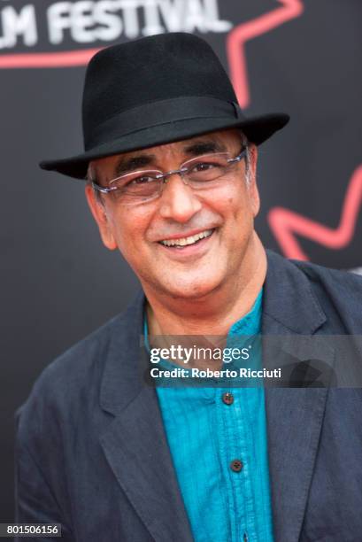 Actor Amir Aziz attends a photocall for the projection of 'Halal Daddy' during the 71st Edinburgh International Film Festival at Cineworld on June...