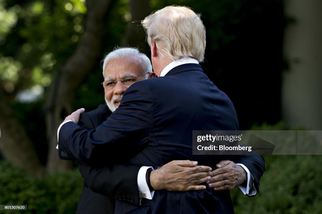 President Trump Meets With Indian Prime Minister Narendra Modi At White House