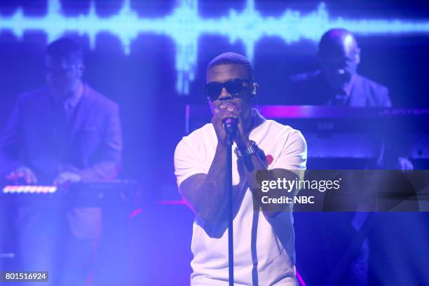 Episode 0700 -- Pictured: Singer Ray J. Performs "Love Can Be" on June 26, 2017 --