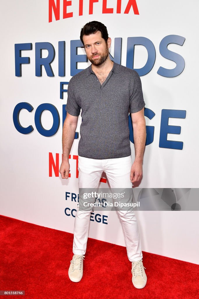 "Friends From College" New York Premiere - Arrivals