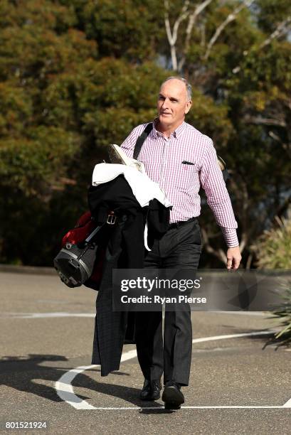 President Greg Dyer arrives during the Australian Cricketers' Association Golf Day at New South Wales Golf Club on June 27, 2017 in Sydney, Australia.