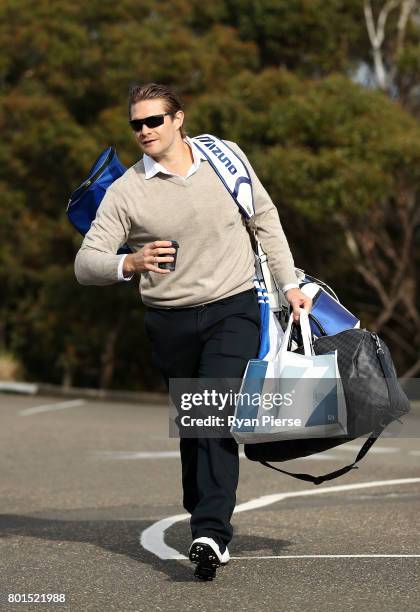 Australian Cricketer Shane Watson arrives during the Australian Cricketers' Association Golf Day at New South Wales Golf Club on June 27, 2017 in...