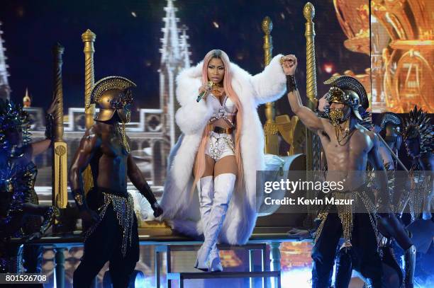 Nicki Minaj performs onstage during the 2017 NBA Awards Live on TNT on June 26, 2017 in New York, New York. 27111_002