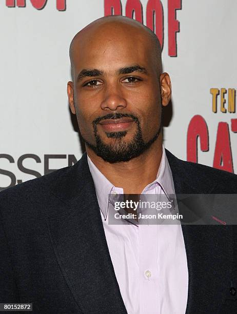 Boris Kodjoe attends the "Cat on a Hot Tin Roof" Broadway opening night after party at Strata on March 6, 2008 in New York City.