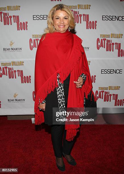 Suzanne De Passe attends the "Cat on a Hot Tin Roof" Broadway Opening Night - Arrivals and Curtain Call at the Broadhurst Theatre on March 6, 2008 in...