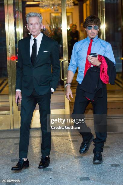 Designer Calvin Klein attends a dinner honoring Anna Wintour on June 26, 2017 in New York City.