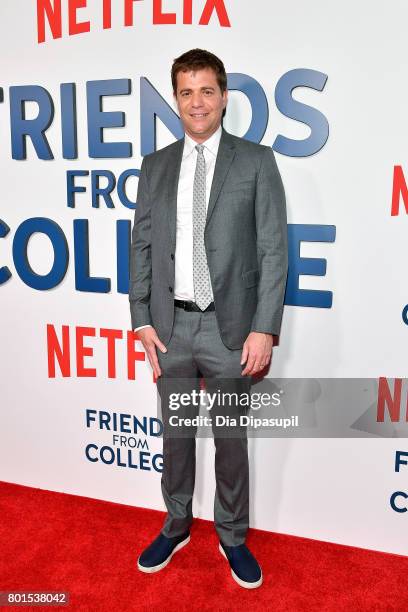 Nicholas Stoller attends the "Friends From College" New York premiere at AMC 34th Street on June 26, 2017 in New York City.