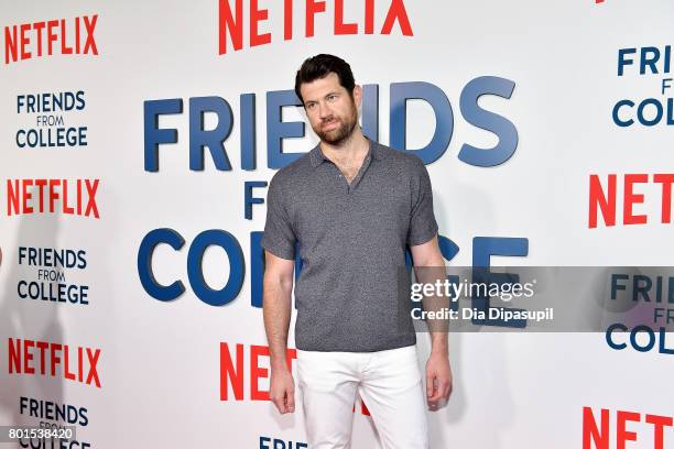 Billy Eichner attends the "Friends From College" New York premiere at AMC 34th Street on June 26, 2017 in New York City.