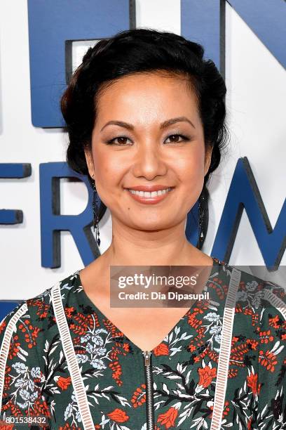 Jae Suh Park attends the "Friends From College" New York premiere at AMC 34th Street on June 26, 2017 in New York City.