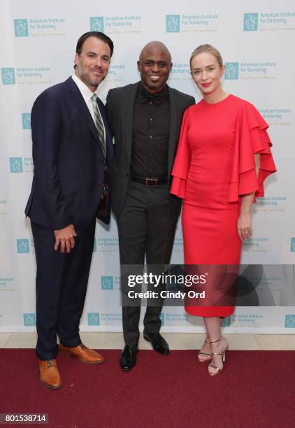 American Institute for Stuttering Board of Directors Chairman Nolan Russo, Freeing Voices Changing Lives Awards Recipient Wayne Brady and Gala Host...