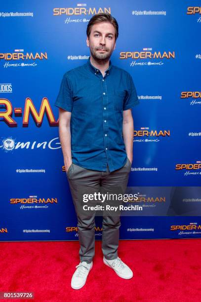 Jon Watts attends "Spiderman: Homecoming" New York First Responders' screening at Henry R. Luce Auditorium at Brookfield Place on June 26, 2017 in...