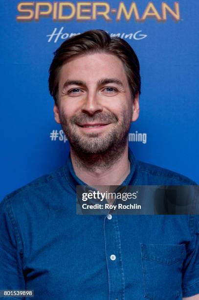 Jon Watts attends "Spiderman: Homecoming" New York First Responders' screening at Henry R. Luce Auditorium at Brookfield Place on June 26, 2017 in...