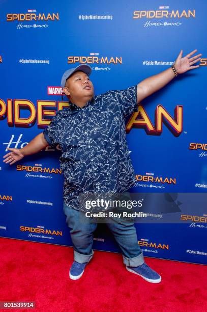 Jacob Batalon attends "Spiderman: Homecoming" New York First Responders' screening at Henry R. Luce Auditorium at Brookfield Place on June 26, 2017...