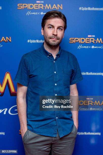 Jon Watts attends "Spiderman: Homecoming" New York First Responders' screening at Henry R. Luce Auditorium at Brookfield Place on June 26, 2017 in...