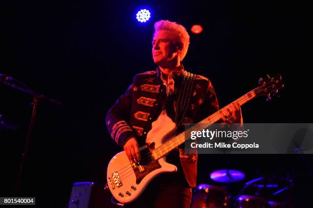 Adam Clayton of U2 performs on stage at the 13th Annual MusiCares MAP Fund Benefit Concert at the PlayStation Theater on June 26, 2017 in New York...