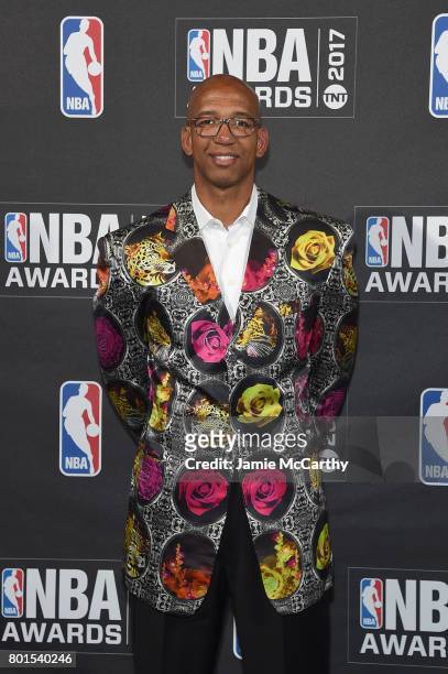 Winner of the Sager Strong Award, Monty Williams attends the 2017 NBA Awards live on TNT on June 26, 2017 in New York, New York. 27111_003