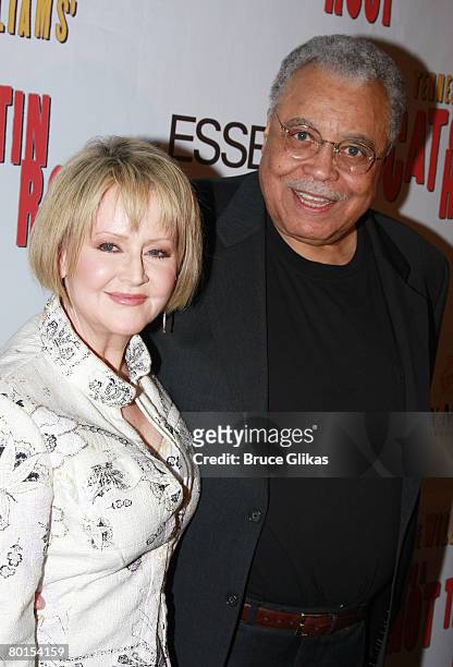 Actor James Earl Jones and his wife Cecilia Hart attend the opening night after party for the revival of Tennesee William's "Cat on a Hot Tin Roof"...