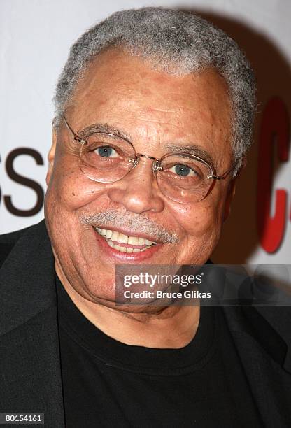 Actor James Earl Jones attends the opening night after party for the revival of Tennesee William's "Cat on a Hot Tin Roof" on Broadway at Strata on...