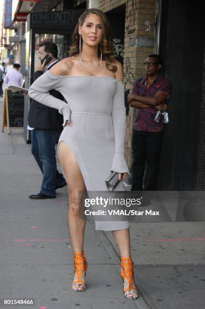 Carmen Carrera is seen on June 26, 2017 in New York City.