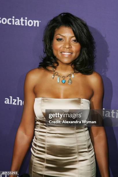 Teraji P. Henson arrives at The 16th Annual 'A Night at Sardis' benefiting The Alzheimer's Association held at The Beverly Hilton Hotel on March 5,...