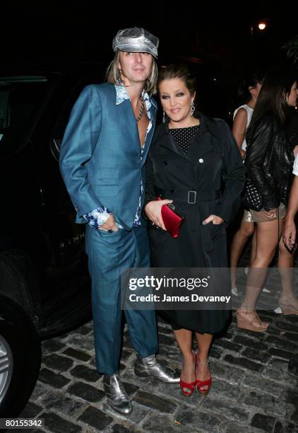 Michael Lockwood and Lisa Marie Presley