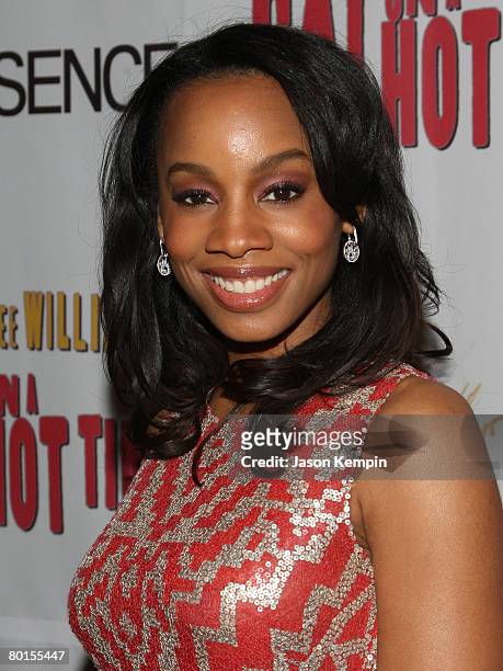 Anika Noni Rose attends the "Cat on a Hot Tin Roof" Broadway opening night after party at Strata on March 6, 2008 in New York City.