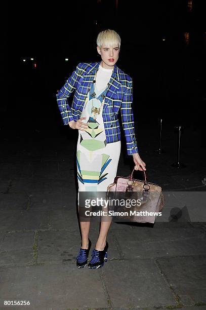 Agyness Deyn attends the TOD's Art Plus Film Party, at 1 Marylebone Road on March 6, 2008 in London, England.