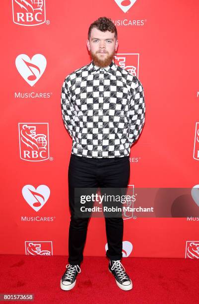 Jack Garratt attends 13th Annual Musicares MAP Fund Benefit Concert Honoring Adam Clayton at PlayStation Theater on June 26, 2017 in New York City.