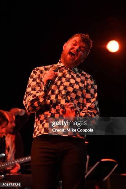 Jack Garratt performs on stage at the 13th Annual MusiCares MAP Fund Benefit Concert at the PlayStation Theater on June 26, 2017 in New York City....