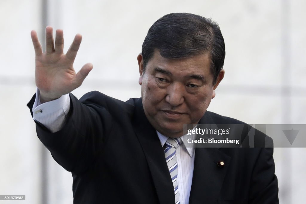 House of Representatives Shigeru Ishiba Speaks At Election Campaign Event