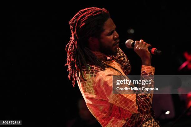 Jamar McNaughton aka Chronixx performs on stage during the 13th Annual MusiCares MAP Fund Benefit Concert at the PlayStation Theater on June 26, 2017...