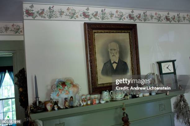 The farm of an elderly rural couple on the eastern edge of the White Mountain National Forest on June 22, 2017 in Chatham, New Hampshire, .The...