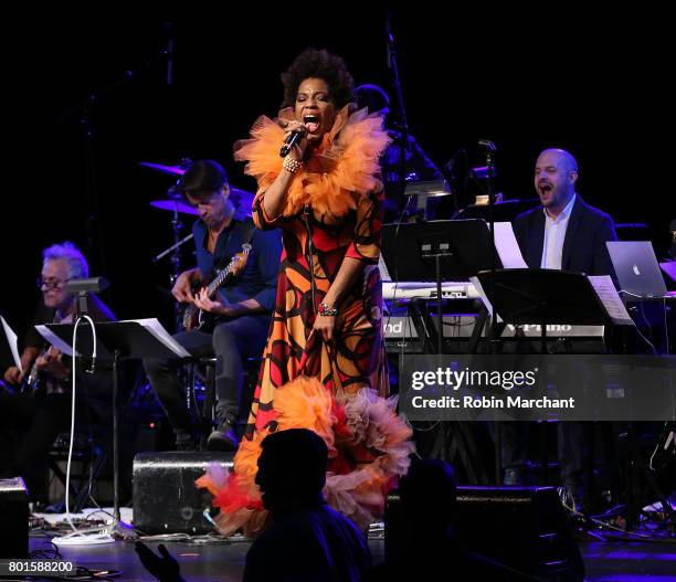 Macy Gray performs at 13th Annual Musicares MAP Fund Benefit Concert Honoring Adam Clayton at PlayStation Theater on June 26, 2017 in New York City.