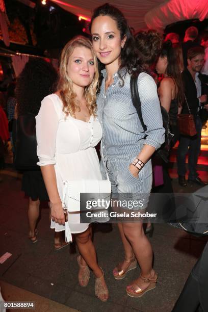 Lara Mandoki and Stephanie Stumph during the Movie meets Media Party during the Munich Film Festival on June 26, 2017 in Munich, Germany.