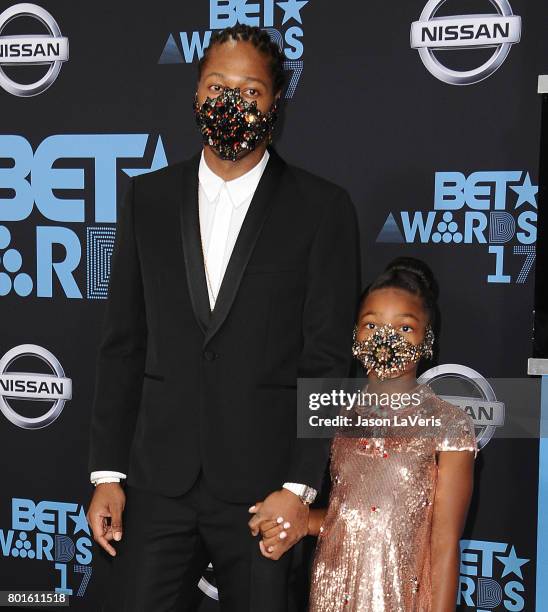 Rapper Future and daughter Londyn Wilburn attend the 2017 BET Awards at Microsoft Theater on June 25, 2017 in Los Angeles, California.