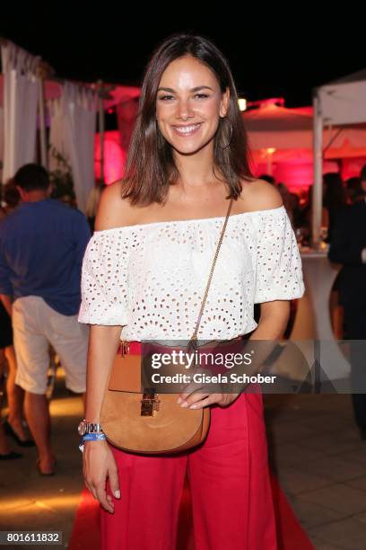 Janina Uhse during the Movie meets Media Party during the Munich Film Festival on June 26, 2017 in Munich, Germany.