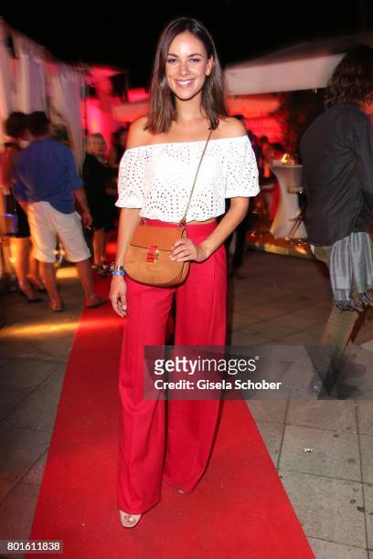 Janina Uhse during the Movie meets Media Party during the Munich Film Festival on June 26, 2017 in Munich, Germany.