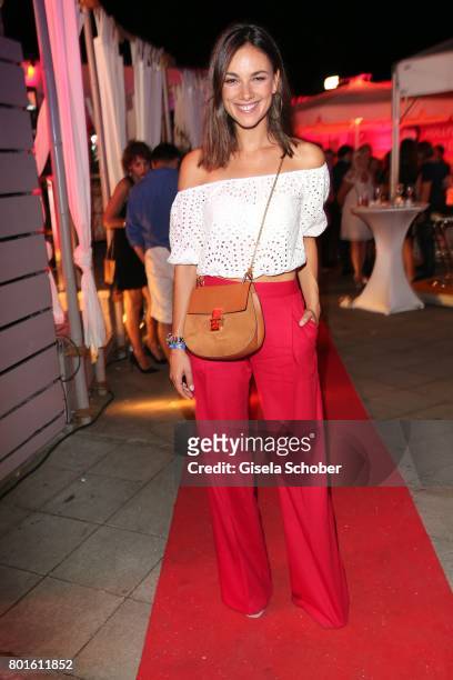 Janina Uhse during the Movie meets Media Party during the Munich Film Festival on June 26, 2017 in Munich, Germany.