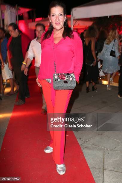 Katy Karrenbauer during the Movie meets Media Party during the Munich Film Festival on June 26, 2017 in Munich, Germany.