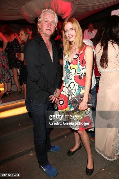 Detlev Buck and Wilma Elles during the Movie meets Media Party during the Munich Film Festival on June 26, 2017 in Munich, Germany.
