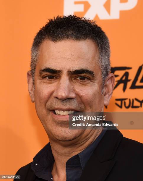 Executive producer Michael London arrives at the premiere of FX's "Snowfall" at The Theatre at Ace Hotel on June 26, 2017 in Los Angeles, California.