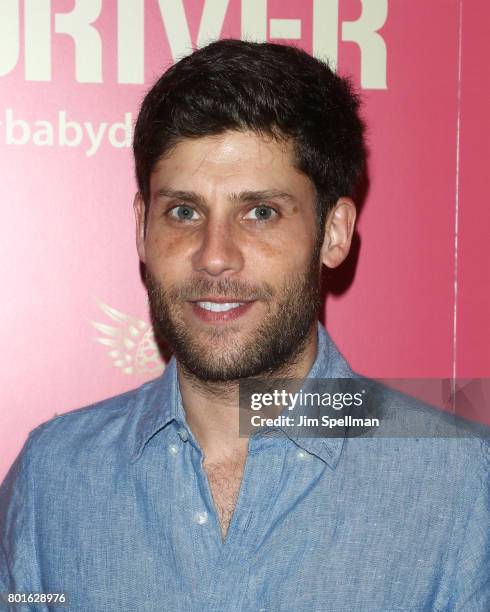 Screenwriter Michael H. Weber attends the screening of "Baby Driver" hosted by TriStar Pictures with The Cinema Society and Avion at The Metrograph...