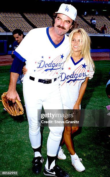 Tom Selleck and Pamela Anderson