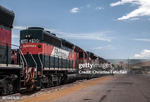 Bestia train, onto which immigrants climb on their way to the United States Bestia train, onto which immigrants climb on their way to the United States