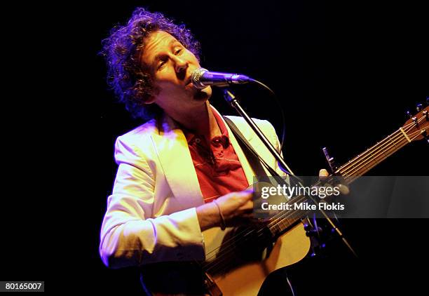 Singer Ben Lee performs on stage at the Factory on March 07, 2008 in Sydney, Australia.