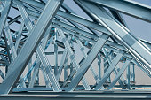 Structure of steel roof frame