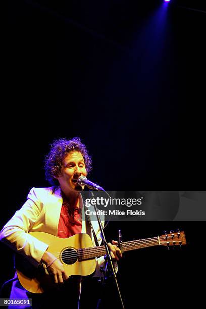 Singer Ben Lee performs on stage at the Factory on March 07, 2008 in Sydney, Australia.