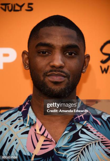 Actor Craig Tate arrives at the premiere of FX's "Snowfall" at The Theatre at Ace Hotel on June 26, 2017 in Los Angeles, California.